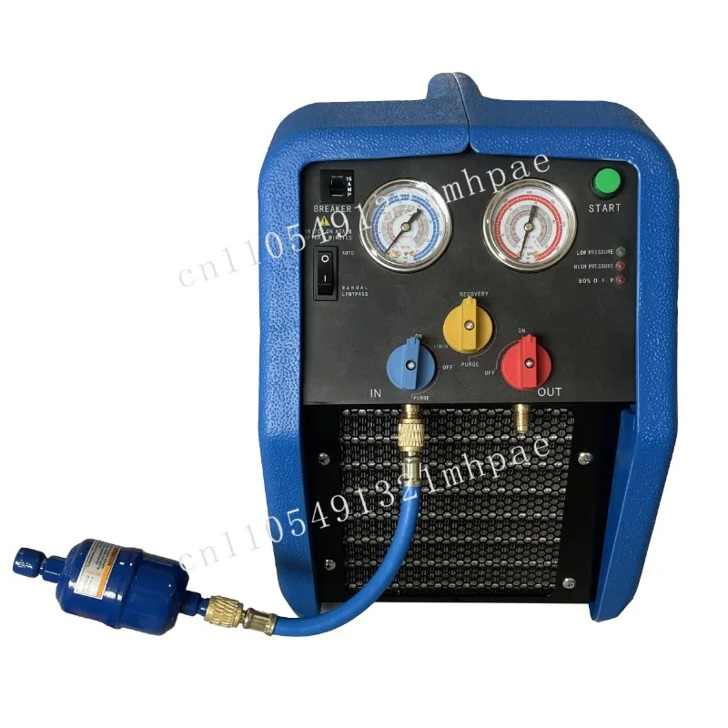 R32 R1234YF R410A R134a Refrigerant Recovery Machine 1 HP RR500 Automotive Air Conditioning HVAC Refrigerant Recovery Device