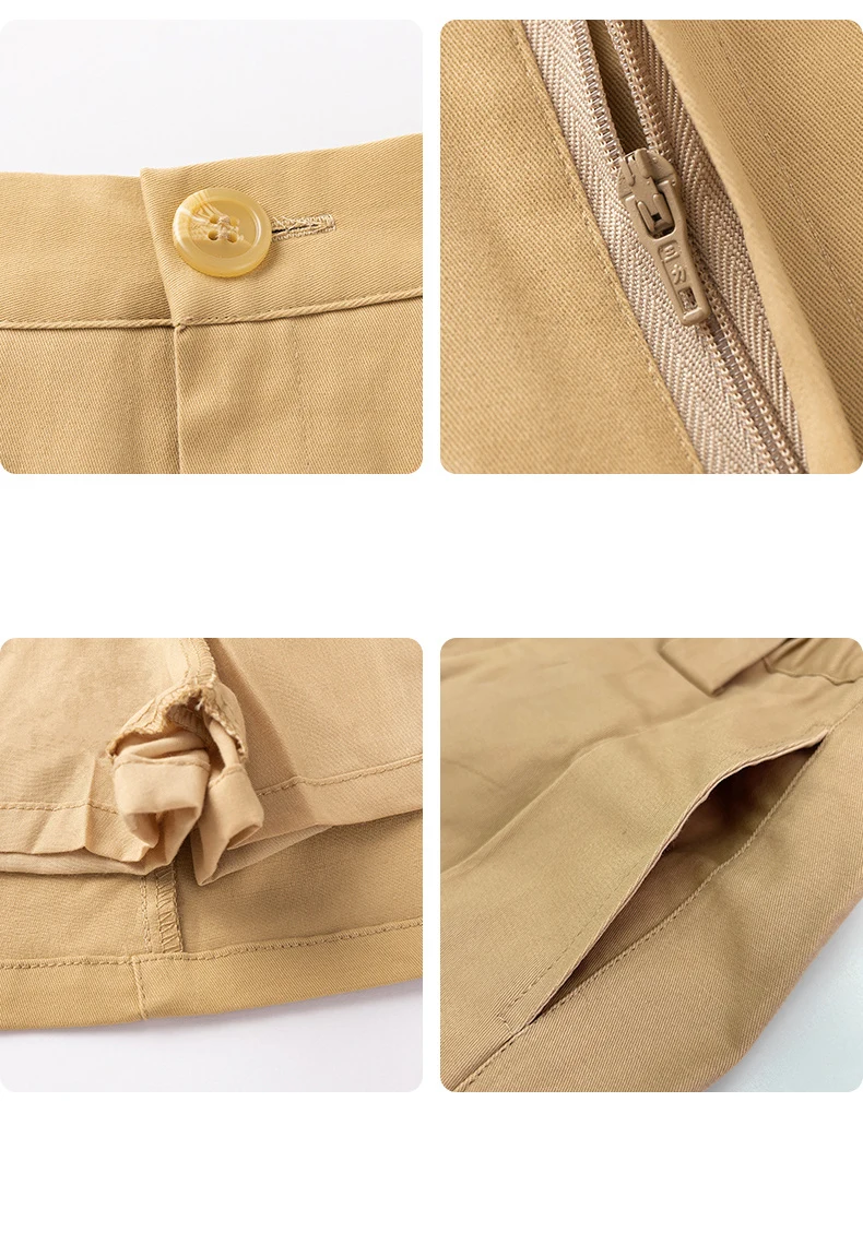 College-Preppy-Stil Schuluniformrock für Mädchen, Khaki-Faltenrock, Elegante Kinderkleidung für Teenager – Detail 11