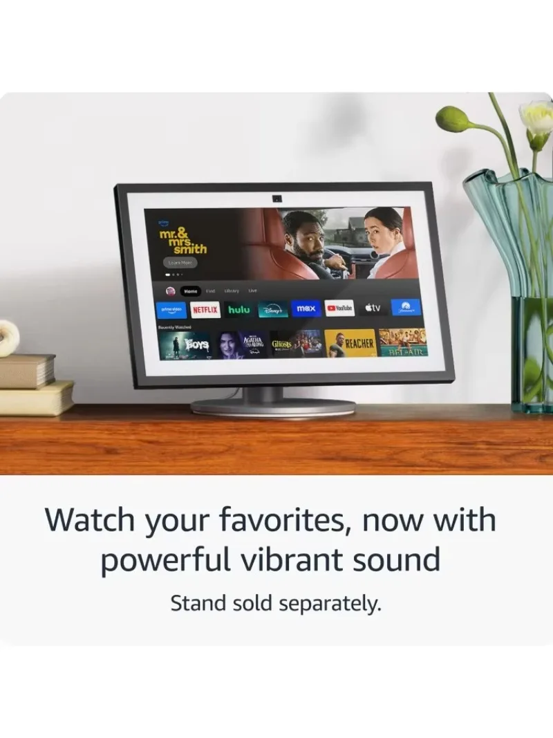 【Best Choice】All-new Amazon Echo Show 15 | A stunning HD 15.6" smart kitchen TV for home organization with Alexa view 3