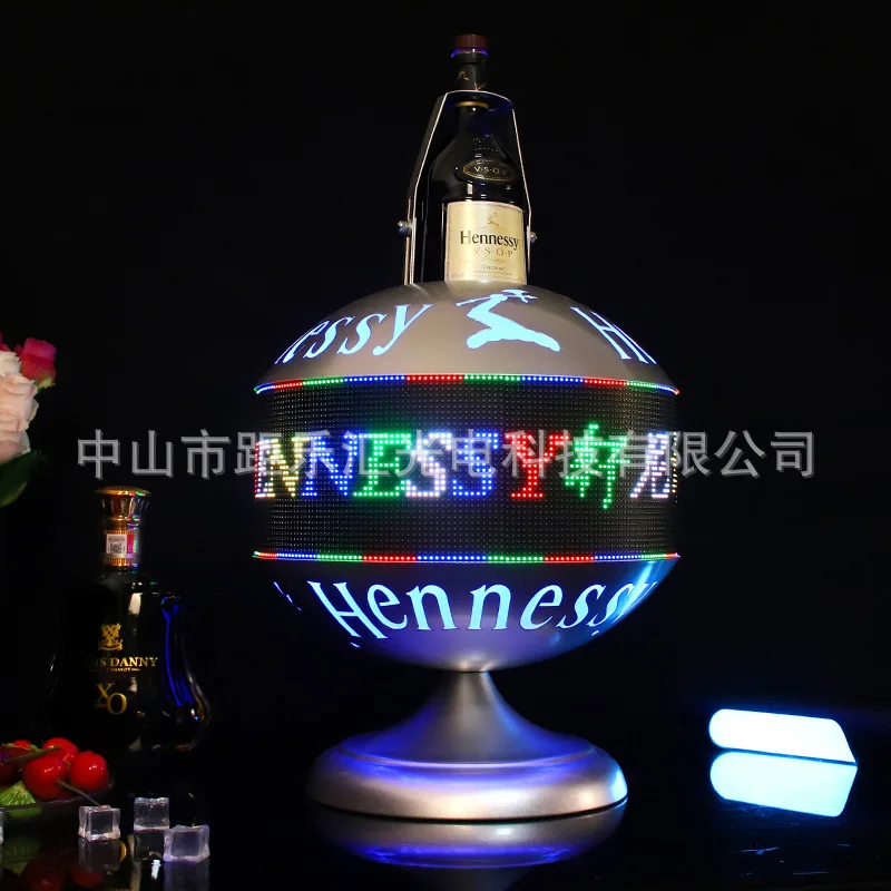 

Светящееся сиденье для вина, светодиодный шар звездного неба, настольный поднос для вина, орнамент, КТВ, украшение для ночного клуба, креативная витрина для вина