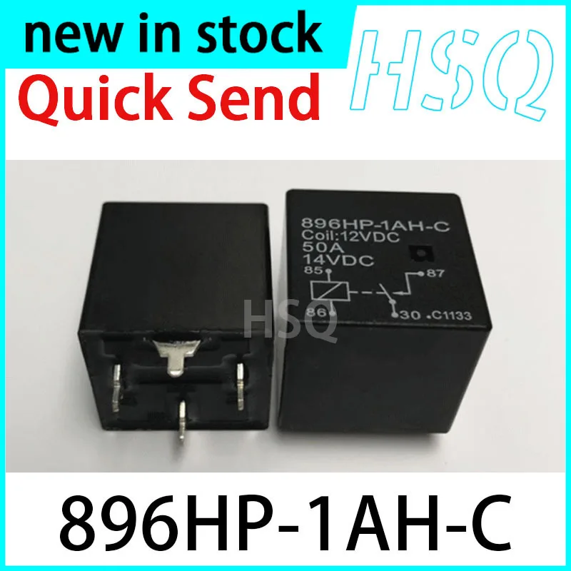 1PCS New 896HP-1AH-C 12VDC 50A 4-pin Soldering Foot Automotive Relay