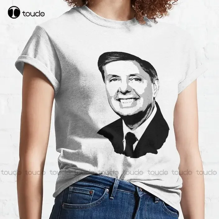 Lindsey-Graham Classic T-Shirt Graphic T Shirt Fashion Creative Leisure Funny T Shirts Custom Christmas Gift New Popular Xs-5Xl