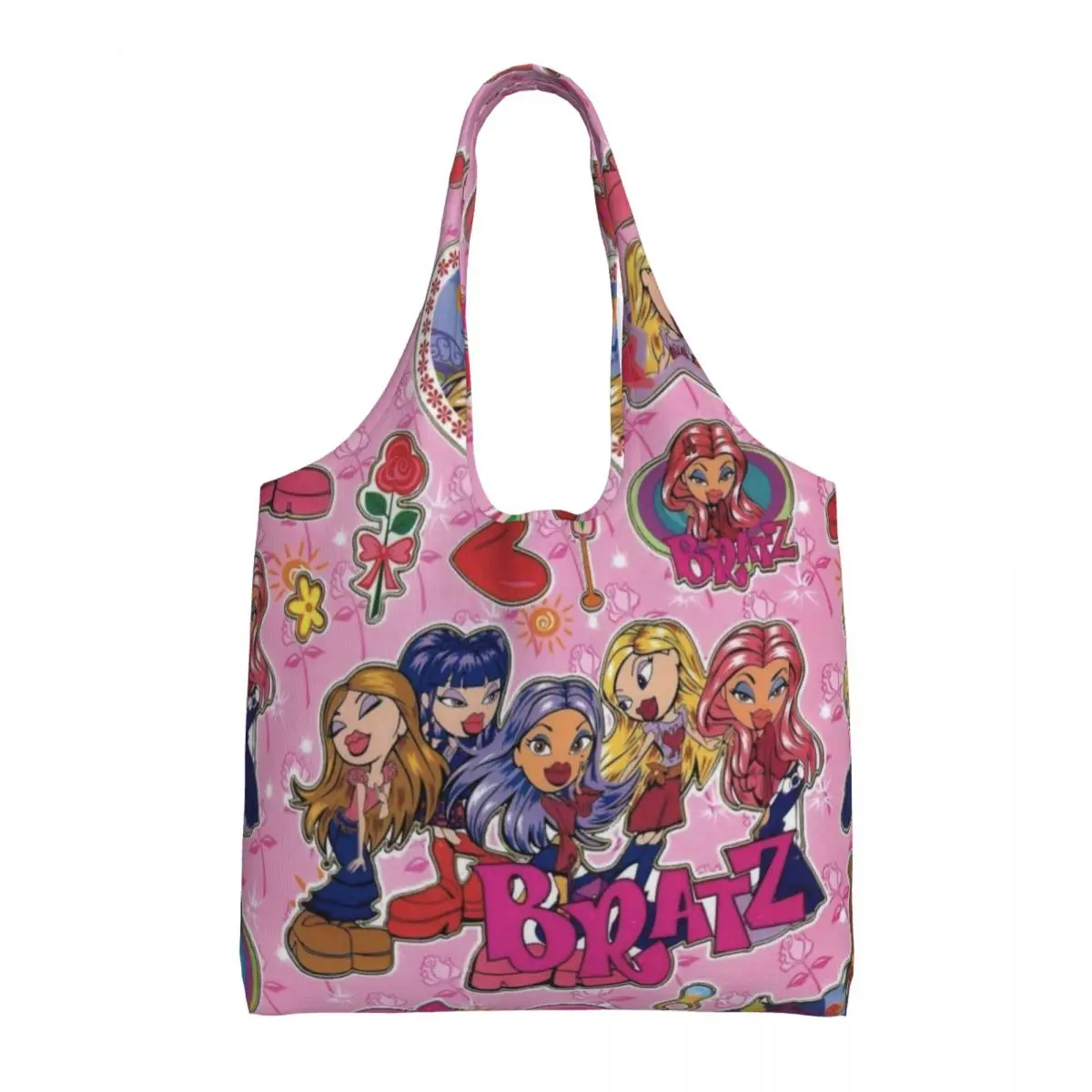 Ladies' Elegant Shoulder Shopping Bag B-Bratz Tote bag, accommodates daily shopping, combining fashion and practicality