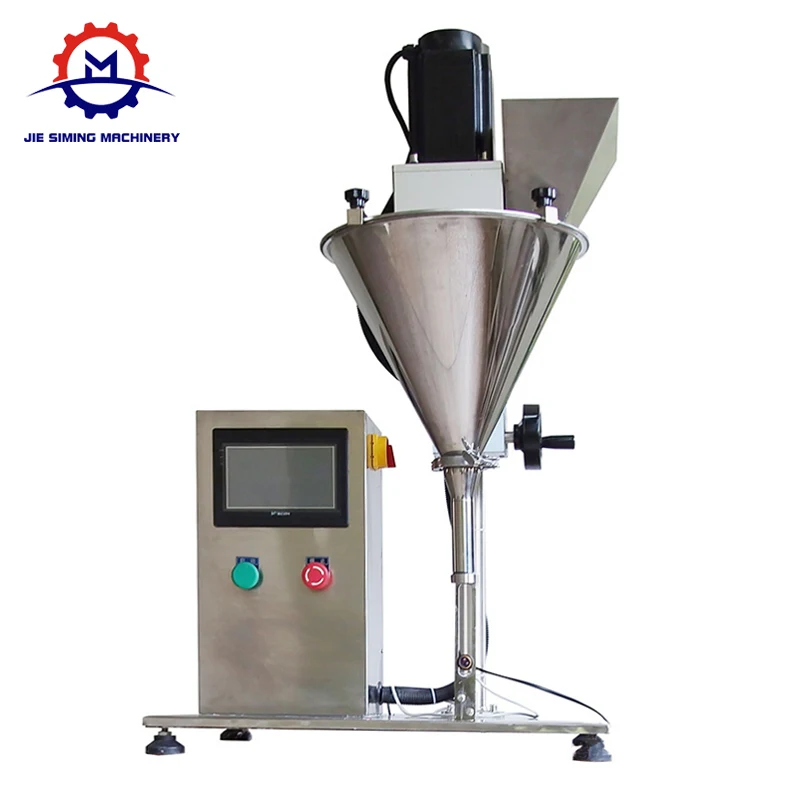 Semi Auto Desktop Dry Powder Weighing Filling Machine Auger Powder Filler Dispenser Spiral Screw Small Powder Filling Machine