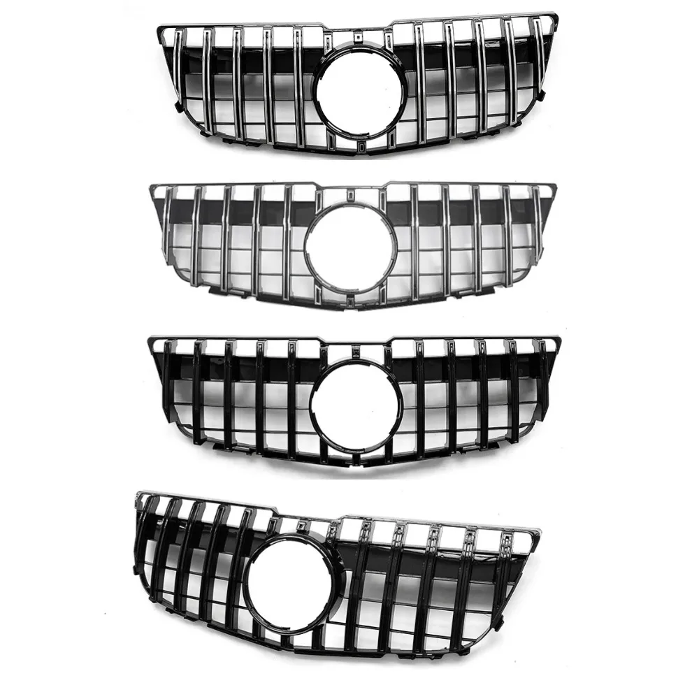 For GLK280 GLK300 GLK Mercedes-Benz GLK X204 2008-2015 Middle Hood Mesh Upgrade Front Bumper Grille Refit Tuning for GLK280 GLK3