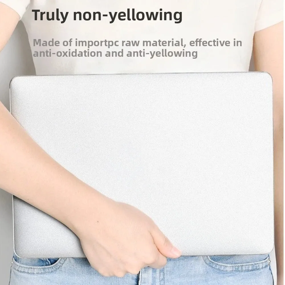 Anti Fingerprint Laptop Sleeve Case Plastic Anti-slip Laptop Protective Case for Pro14 a2442/a2779/a2992/a2918/a3112/a3185/a3401