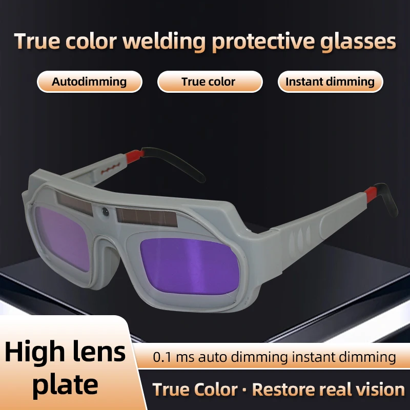 Solar Auto Darkening True color Welding Mask Welding Helmet Eyes Goggle/Welder Glasses Arc Protection Helmet for Welding Machine