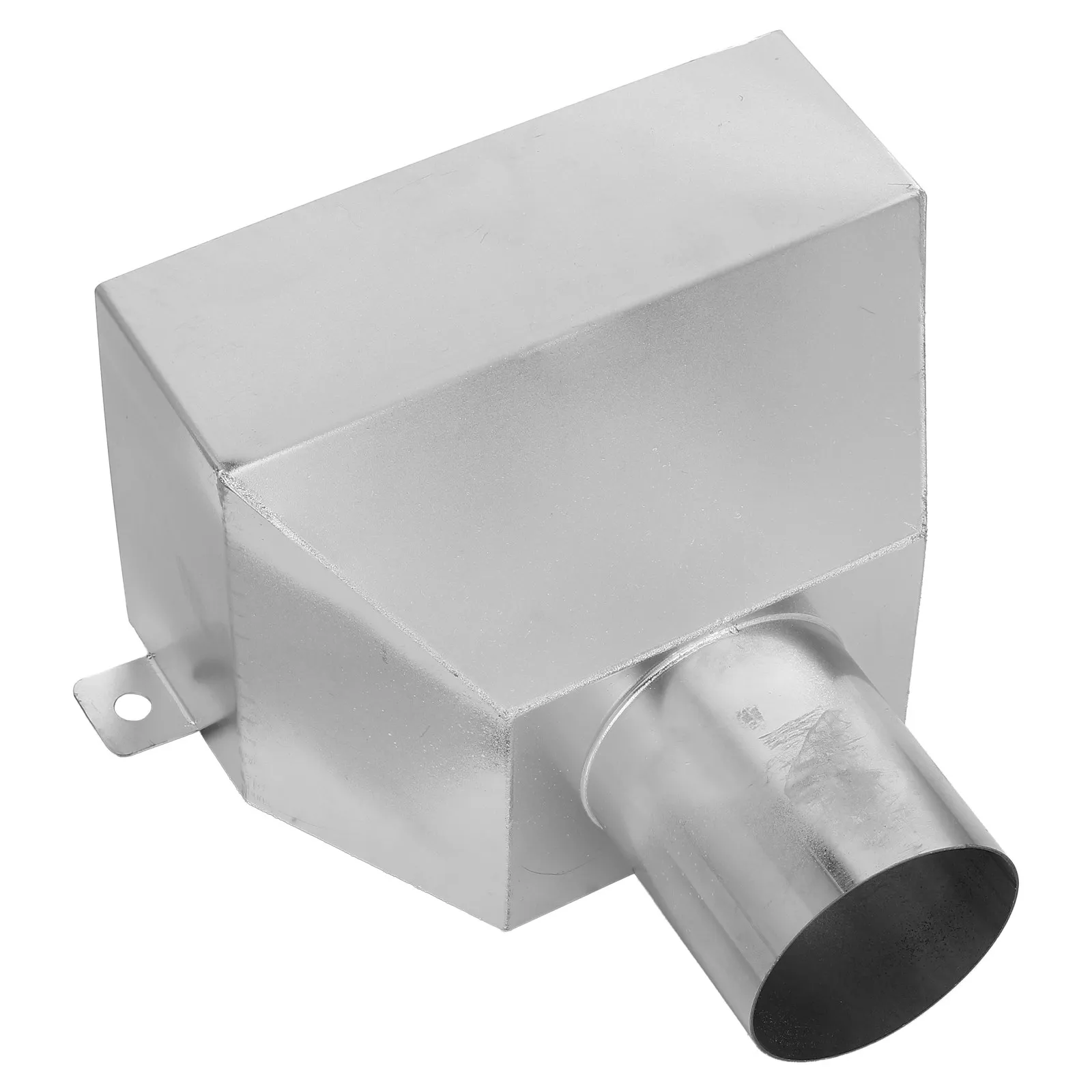 Stainless Steel Downspout Adapter Rain Gutter Connector 76mm Roof Drain Pipe Water Diverter for Home