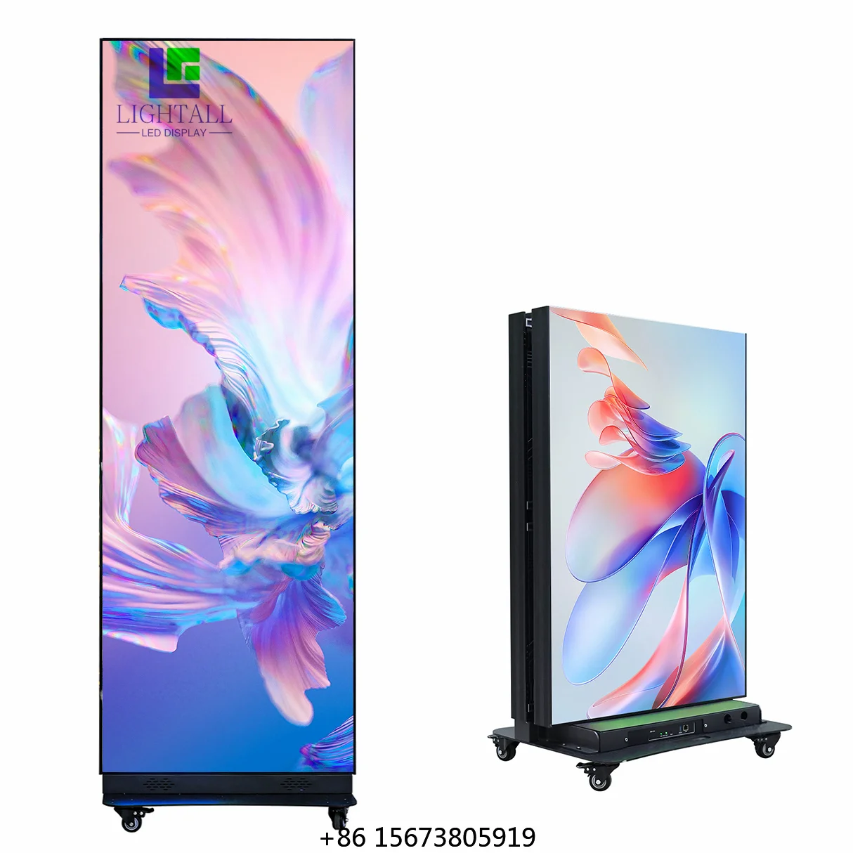 Led Indoor P1.2 Portable Smart Advertising Player Led Screen Poster Display for Shopping Mall 640x1920mm