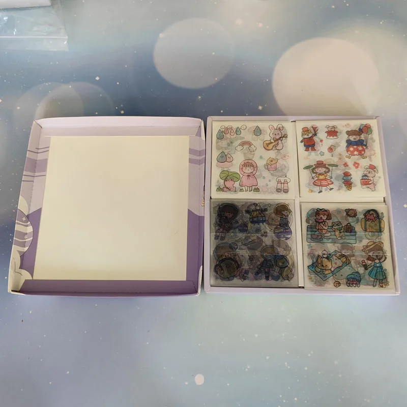 200pcs Milky Way Walk Series Decorative Cute Stickers Scrapbooking diy Label Diary Stationery Album Journal Planner