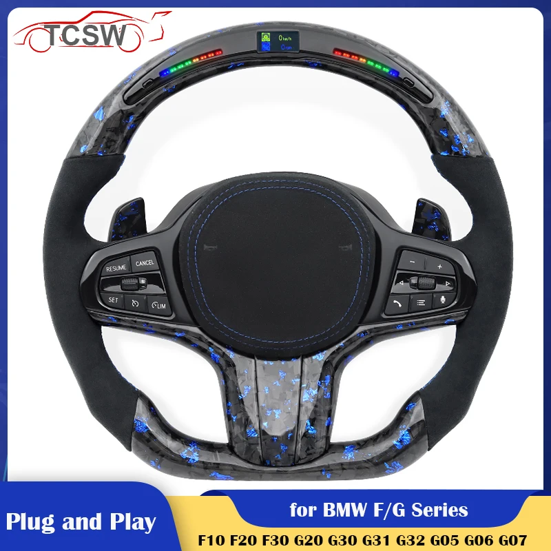 

Forged Carbon Steering Wheel for BMW F/G Class G01 G02 G05 G06 G07 G08 G11 G12 G14 G15 G16 G17 G20 G29 G30 G31 G32 F10 F20 F30