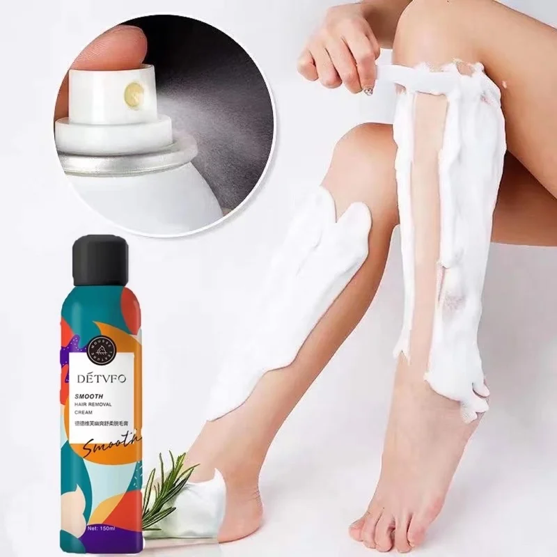 Fast Hair Removal Spray Leg Arm Armpit Permanent Depilatory Cream Painless Hair Growth Inhibitor Men Women Repair Care 150ml