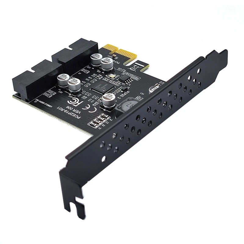●USB 3.2 Pci Express Adapter Pci E to 7 Ports USB3 Gen1 Expansion Adapter Card Pci-E Extender Pci Express Card