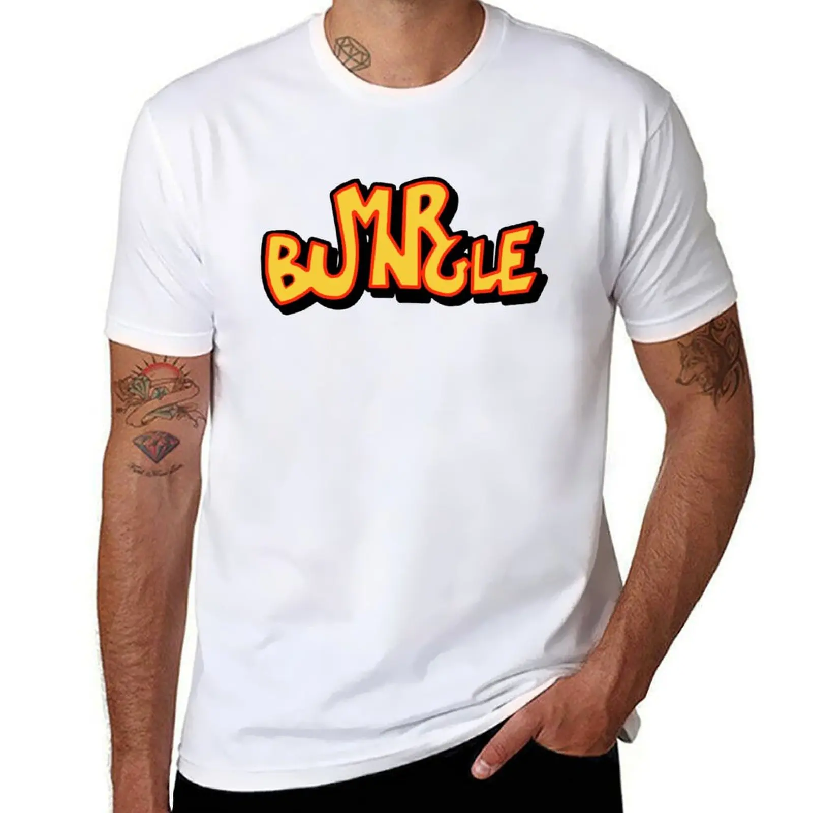 MR BUNGLE BUBBLE LOGO LADIES T-shirt summer top quick drying cute clothes mens tall t shirts