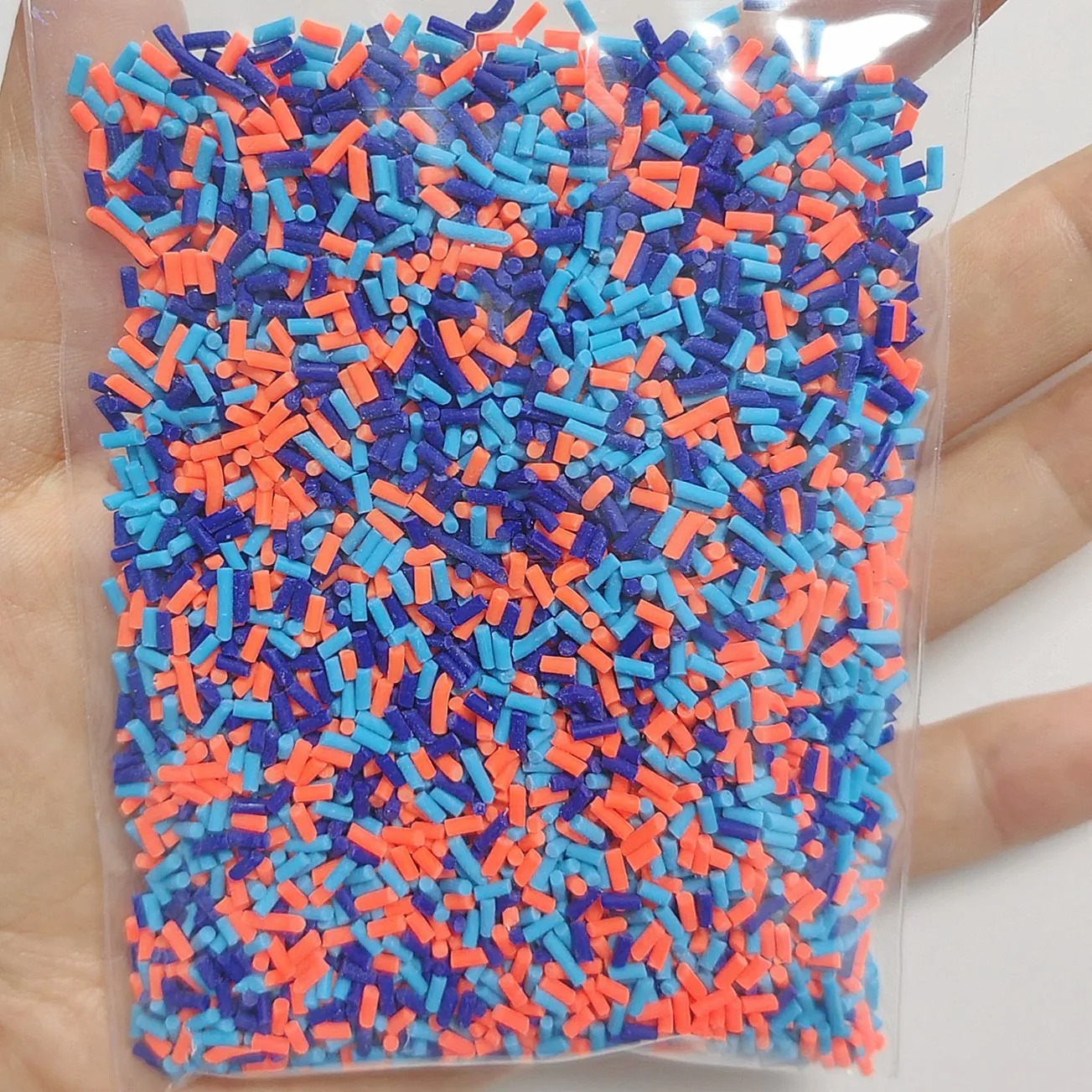 100g rodajas de arcilla polimérica falso rociadores decoración relleno de limo rociador simulación caramelo pastel postre accesorios Juguetes