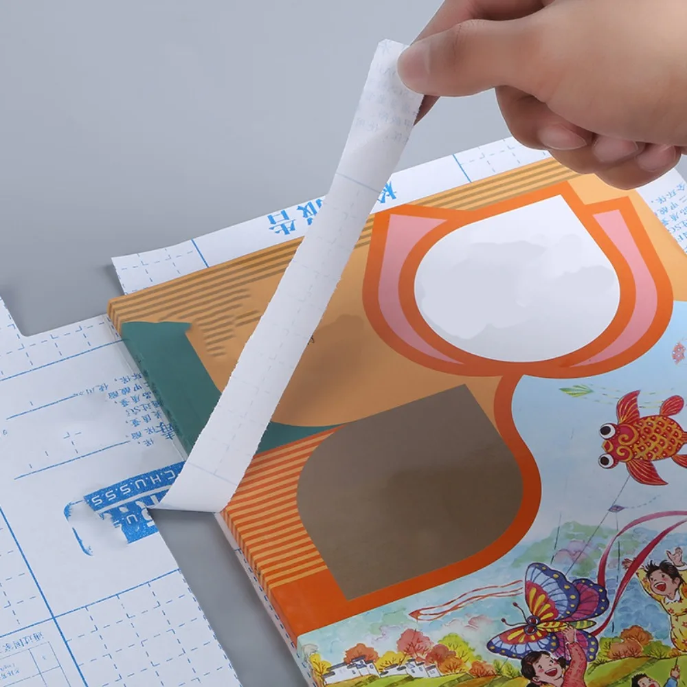 10 hojas A4 transparente para libros, cubierta protectora de libros autoadhesiva transparente, impermeable, a prueba de suciedad, envoltura protectora para cuaderno