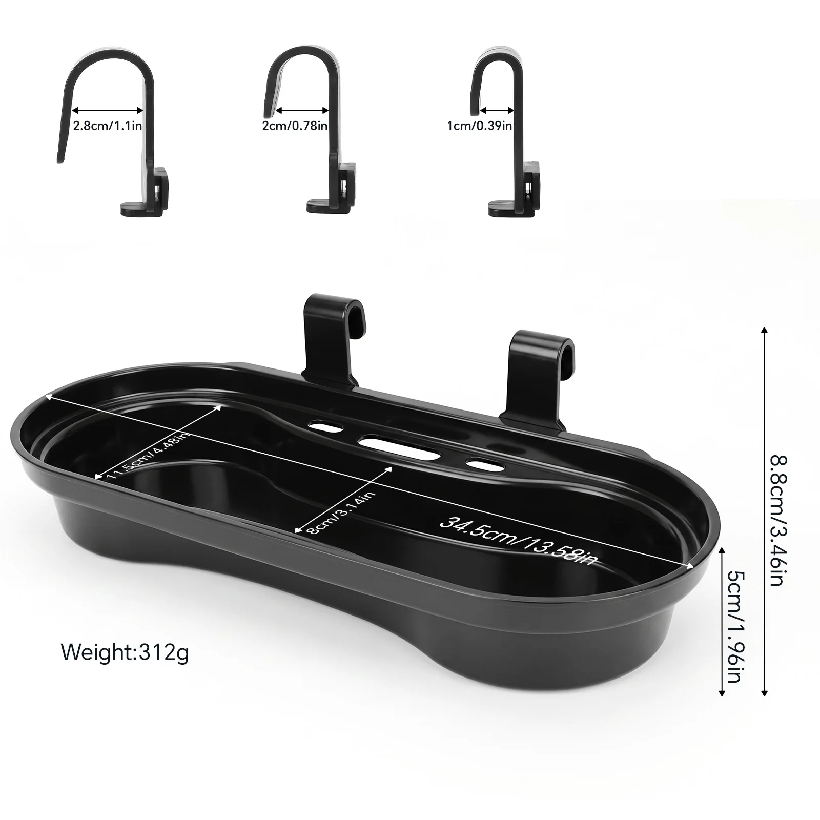Salon Organizer Rack Tray Shampoo Holder Durable Multi functional Storage Stand for Hair Dryers Tools