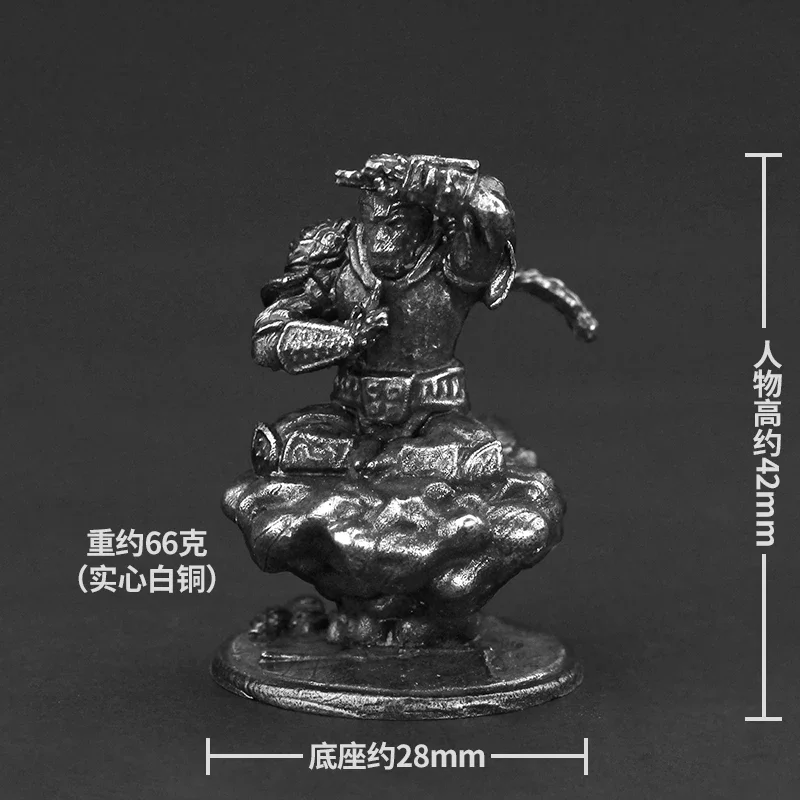 عتيقة الجنرالات الجنود عمل نماذج لجسم لعبة أنيمي القتال شكل معدني صغير النحاس المحارب آرتشر التماثيل الثابتة