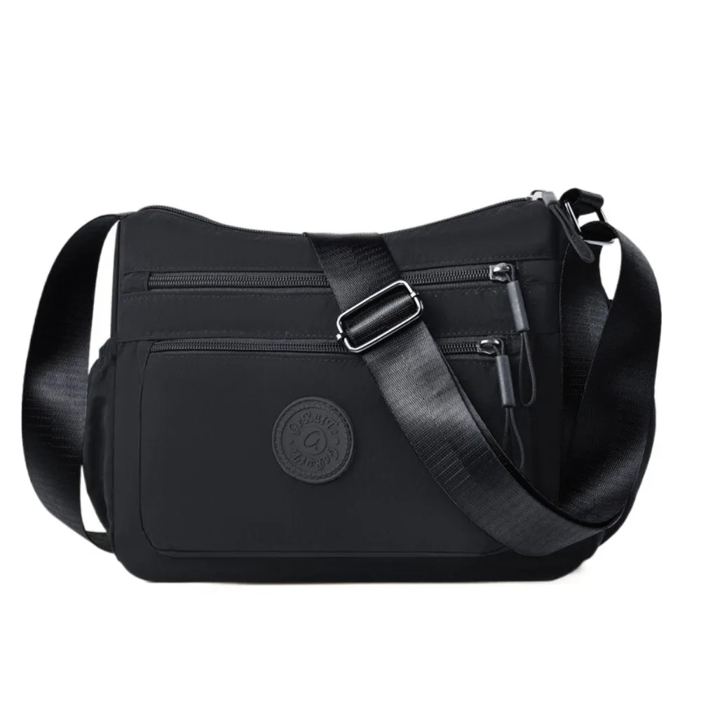 

Сумка через плечо из ткани Оксфорд с несколькими карманами, многослойная многослойная сумка для мамы, сумка для сообщений, сумка для телефона, большая вместительная сумка на плечо