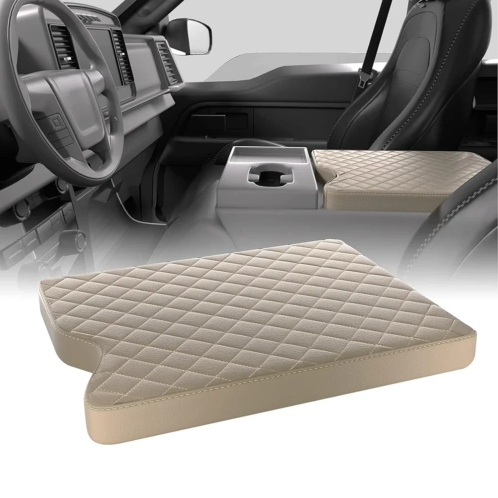 

Car Jump Seat Center Console Lid Armrest Cover Dust Proof Waterproof For Ford F150 F250 F350 15-22 Car Accessories