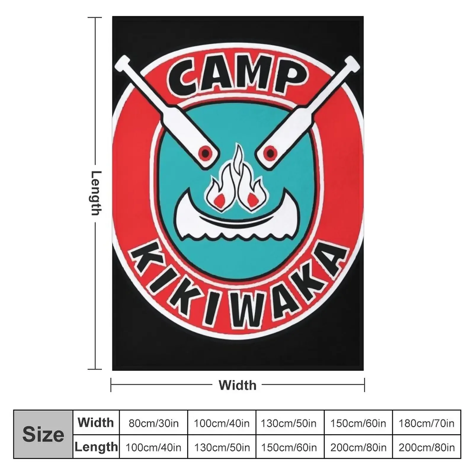 New Camp Kikiwaka Throw Blanket halloween Summer Beddings blankets ands anime Blankets