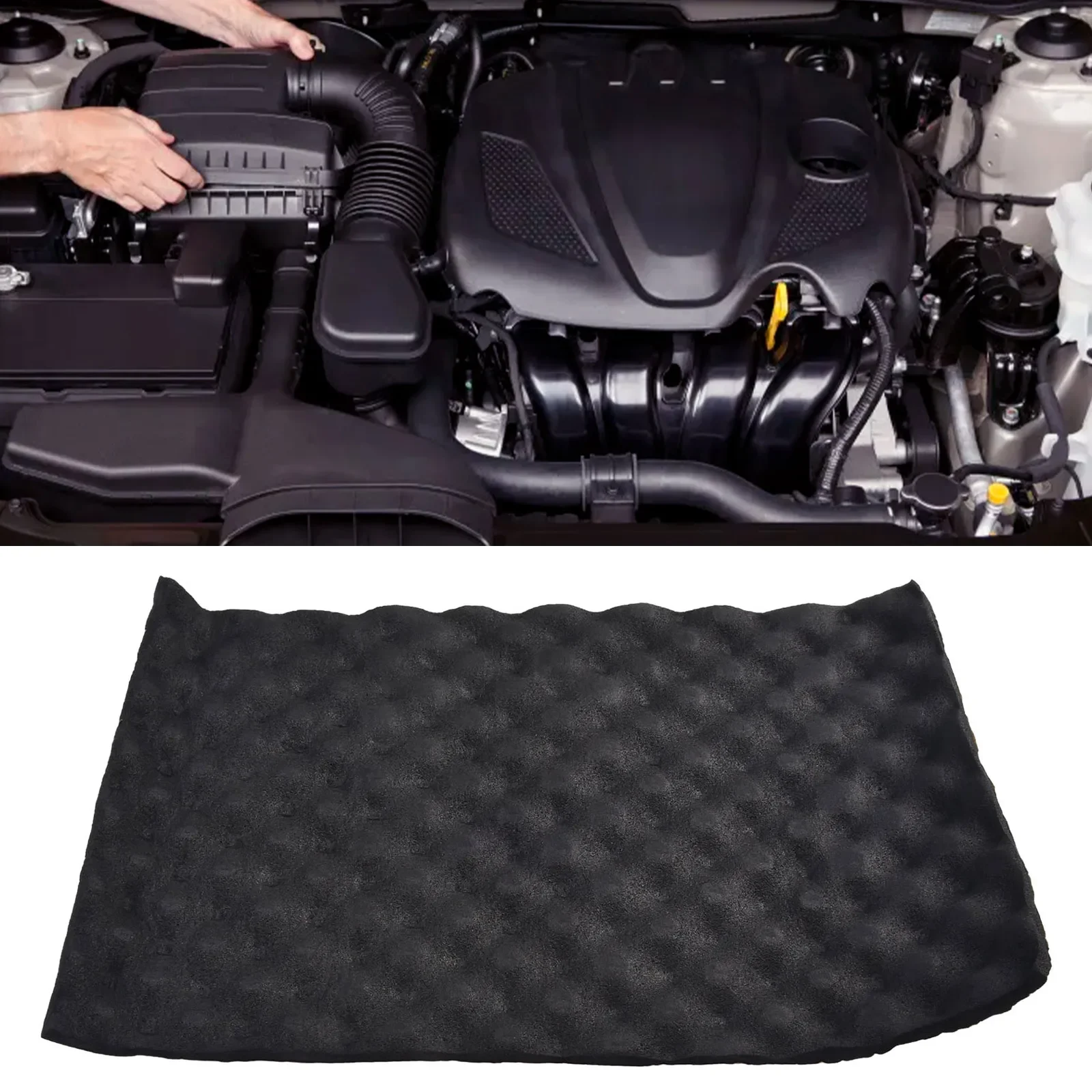 Auto Schalldämpfer Lärm Isolierung Akustische Dämpfung Schaum Subwoofer Matte Wärme Schalldämmung Baumwolle Firewall