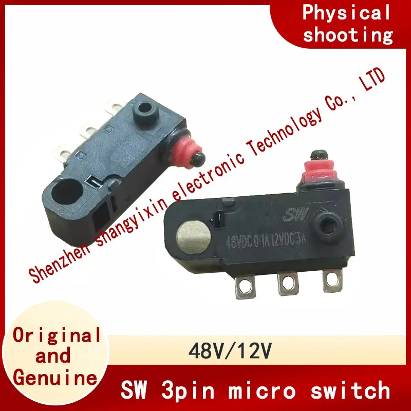 

Оригинальный микропереключатель SW, водонепроницаемый и пыленепроницаемый концевой выключатель хода, ключевой переключатель дверного замка автомобиля, 48 В/12 В