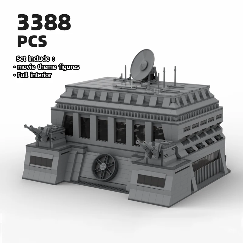 

Star themes MOC Movie scene building blocks kit Imperial base brick set command model DIY headquarters toy for kids