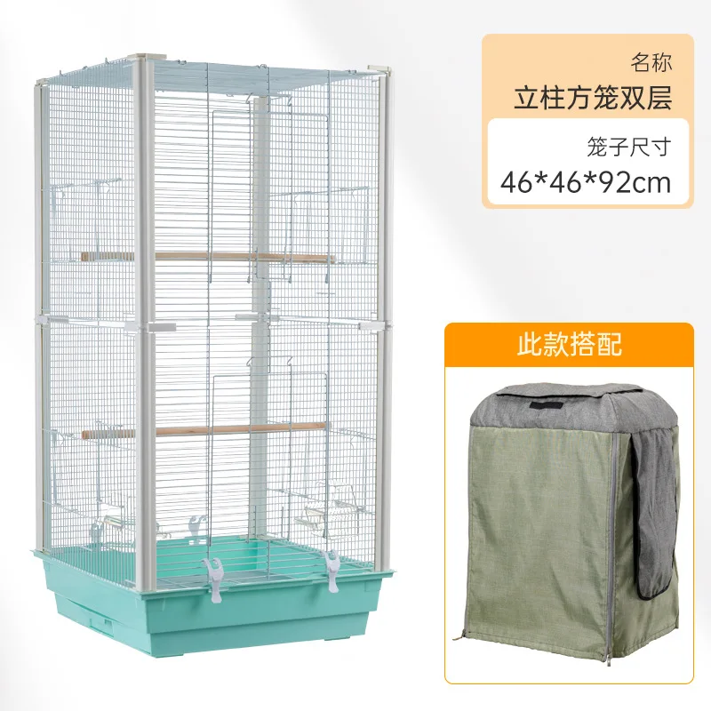 Budgie Bird Cages Large Outdoor Breeding Feeder Canary Bird Cages Parrot Stand Cage Pour Oiseaux Pet Products