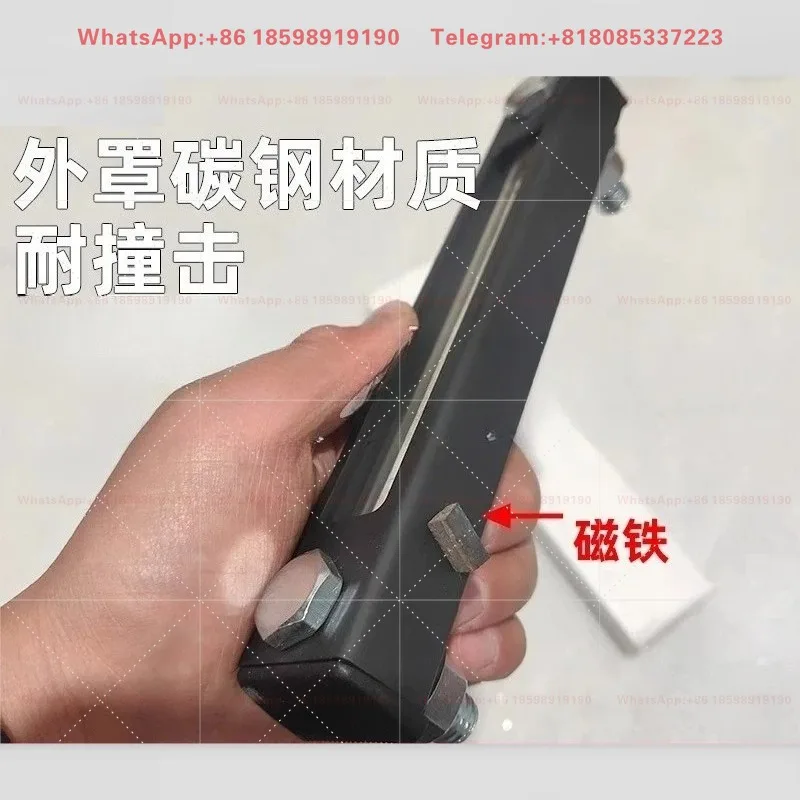 254mm. Hydraulic visual level gauge SNA-254-B-NT12 wire connector for oil tank