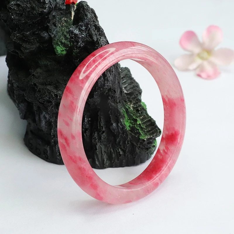 

Brazilian old mineral tourmaline rainbow candy prosper one’s husband noble women's style beautiful tourmaline bracelet bangle