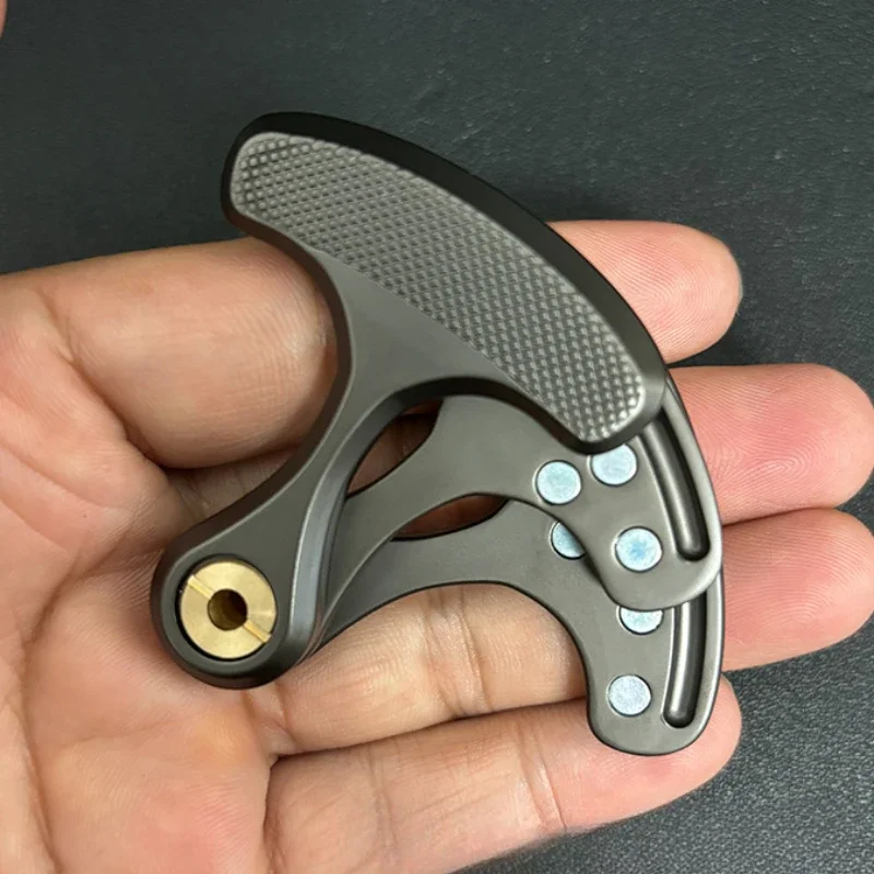 Pointing Tiger Window Breaker Magnetic Push Card 3in1 Mechanical Slider Pushing Plate Haptic Coin Mini Fidget Stress Relief Toy