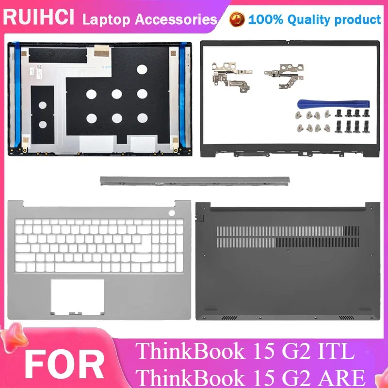 

New For Lenovo ThinkBook 15 G2 ITL ThinkBook 15 G2 ARE Original Case LCD Back Lid Cover/Bezel/Hinges/Palmrest/Bottom 5CB1B34809