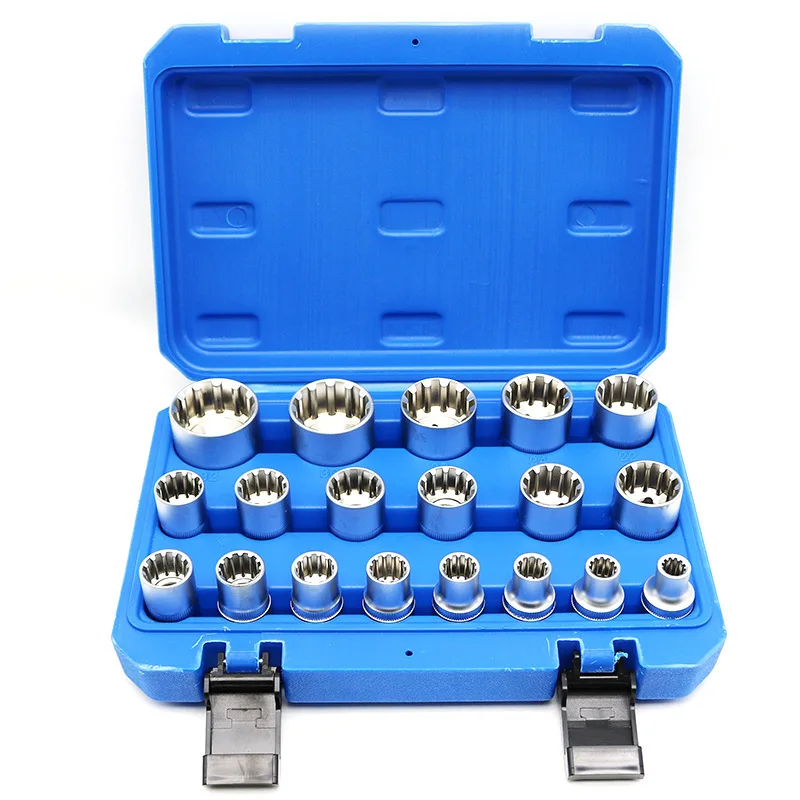 1/2 external 12-point box wrench toothed socket torx screwdriver head screwdriver big flying tool