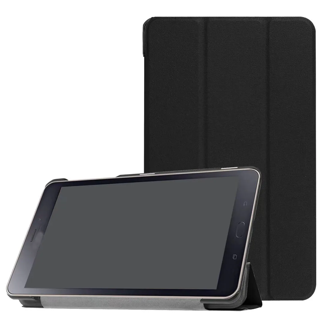

Book Flip Cover Case for Samsung Galaxy Tab A 8.0 T380/T385（2017）SM-T385C Tablet PU Leather Tri-fold ebook Case