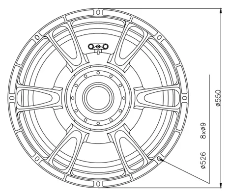 Professionele Luidsprekerfabrikant High Power 1000W Subwoofer 21 Inch Luidspreker Driver Units