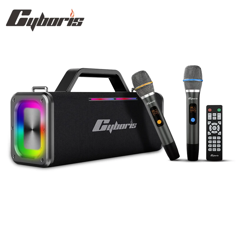 Cyboris X12 Portable bt Speaker 200W StormBox Blast Outdoor Wireless Speaker IPX7 Waterproof Party Camping Speaker 24H Playtime