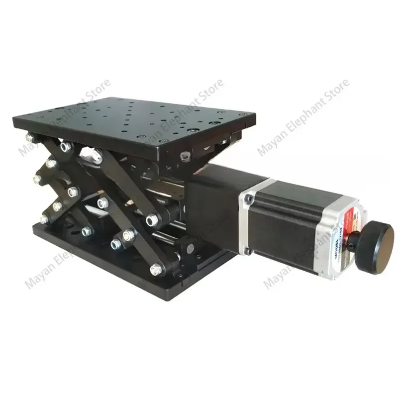 High-precision electric lift table PDV PT-GD402, scissor lift table/hollow turntable, repeatable positioning accuracy 10μ