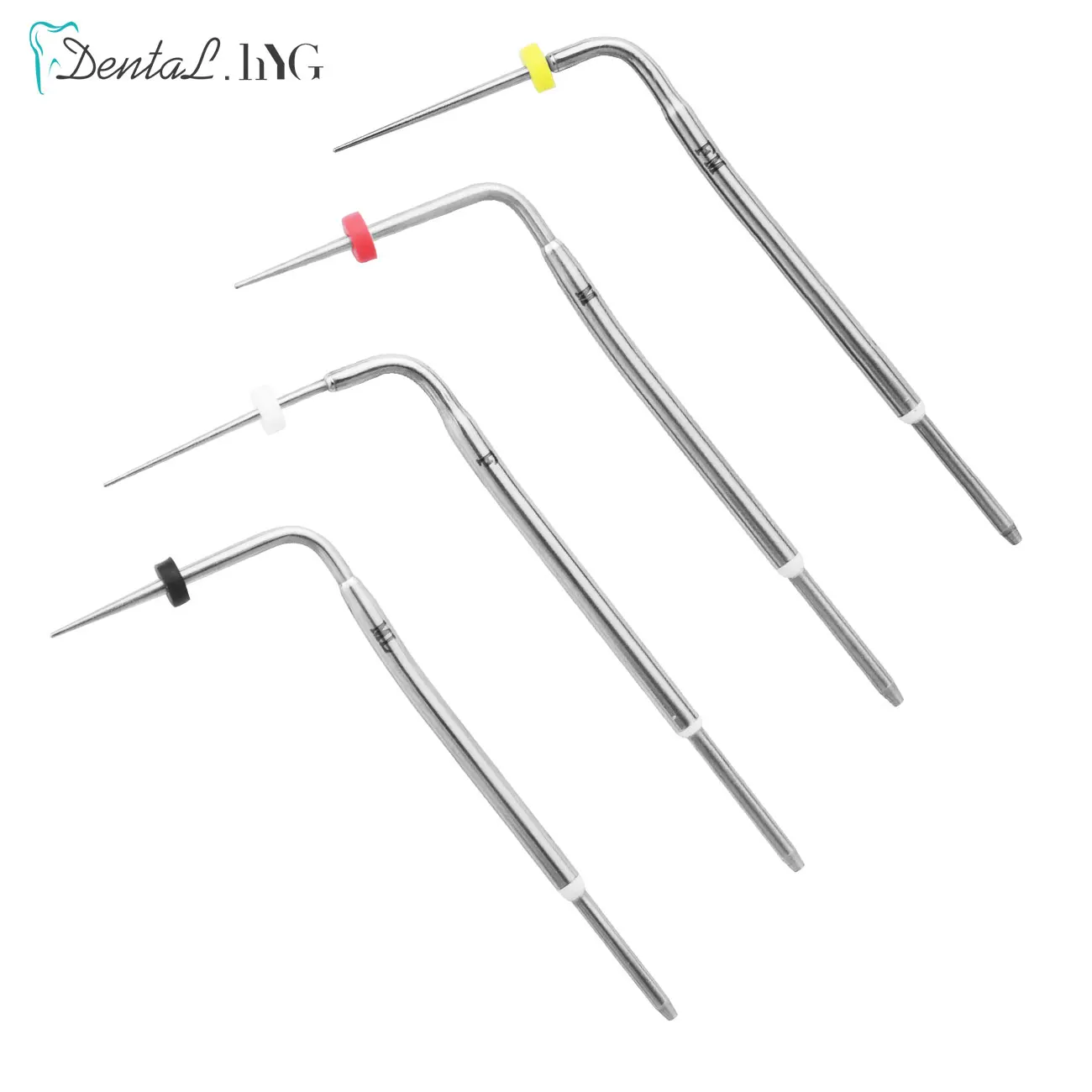 4pcs/Set Dental Gutta Percha Pen Heated Tips Size F FM ML M for Obturation Gutta Percha Endo System