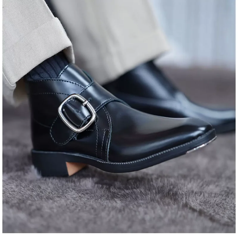 

BJD Doll Shoes For 75cm Doll Fashion Leather Shoes Black Doll Accessories DIY Gift