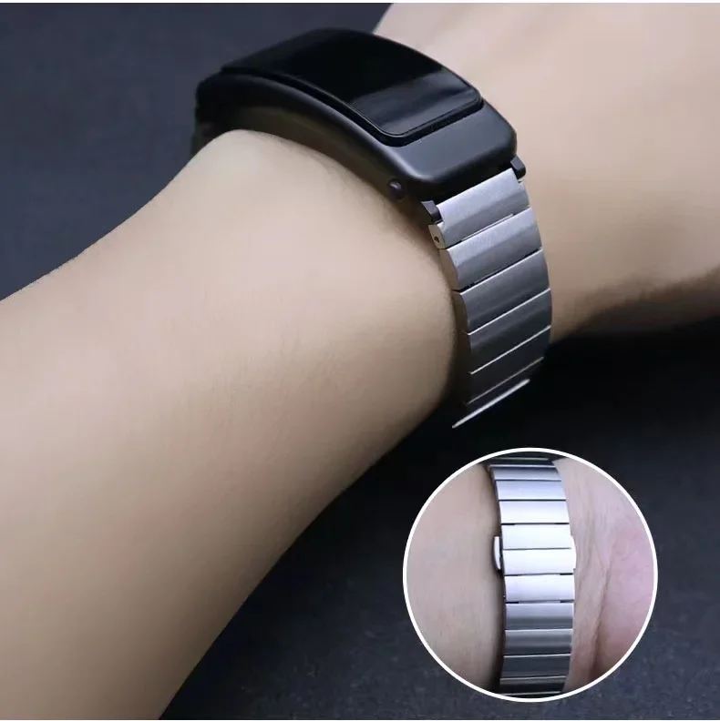 16mm Stainless Steel bracelet metal For Huawei B7 B6 B3 band talkband wristband Strap Replacement Metal Bracelet correa