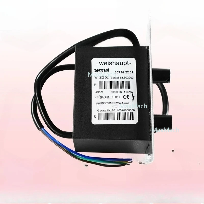 Original Weishaupt burner ignition transformer W-ZG01 W-ZG02 2X9KV high voltage package