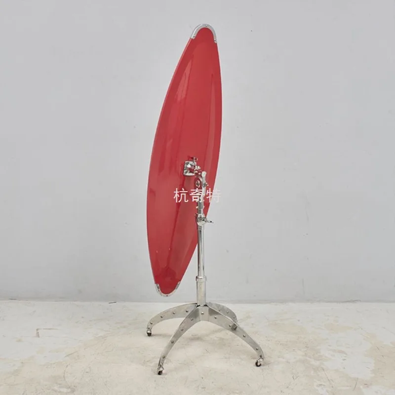 Miroir pleine longueur du sol au plafond, vent industriel mobile