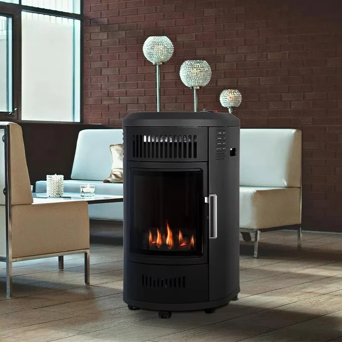 

New 3.4 KW Living Flame Portable Gas Heater FH-508B LPG Nature Gas Indoor Heater