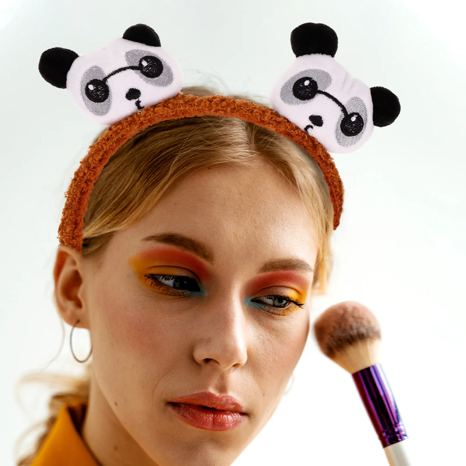 

Panda Headband Cartoon Hair Band Soft Comfortable Spa Makeup Face Washing Headband Cute Hair Accessories for Women