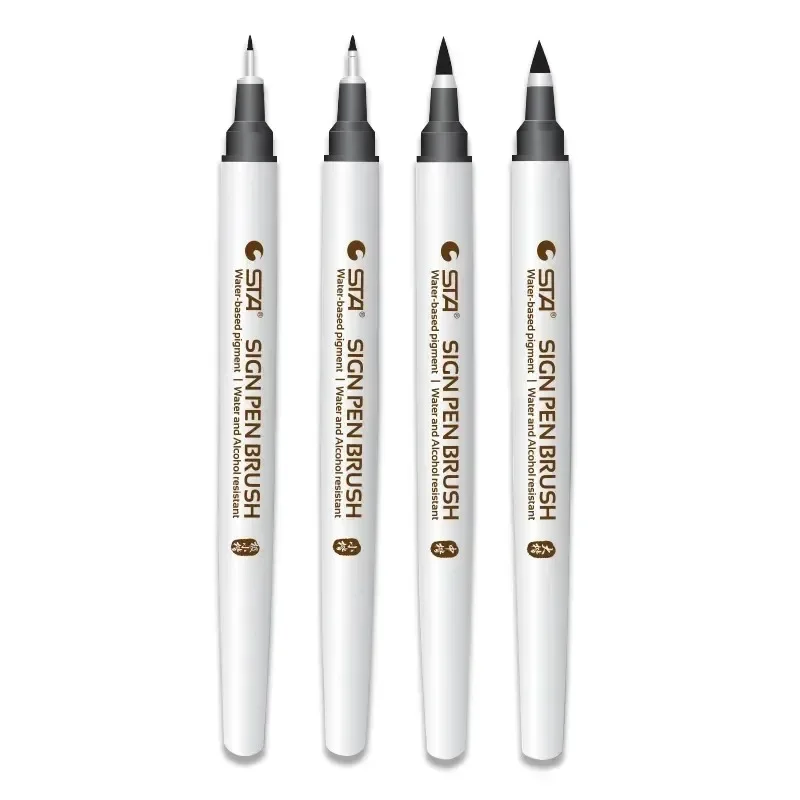 STA Star Xiuli Pen 3751 Brush Waterproof Soft Pen Calligraphy Pen Practice Pen Stationery Special Signature Pen Kai Pen image 5