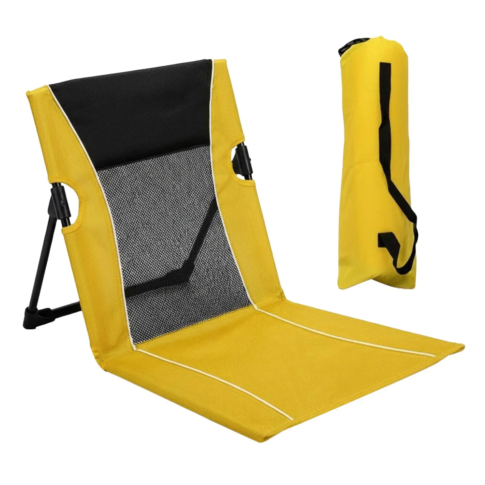 Foldable beach chairs Pool lounge chairs Outdoor camping folding chairs Ground mat lawn chairs folding seats with Carry Bag
