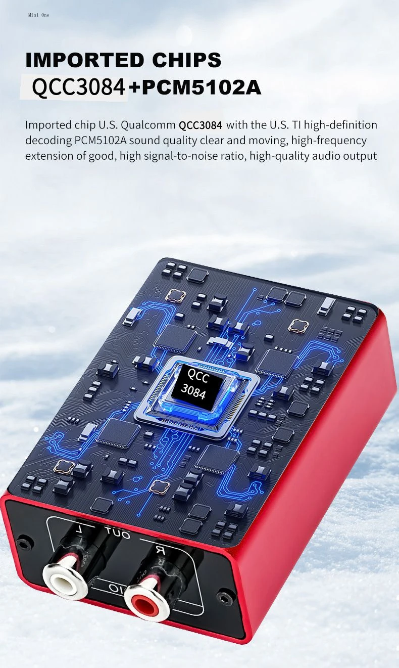 Eppfun Le Audio Bluetooth 5.4 Empfänger mit Aptx Lossless/LDAC, 96K/24bit Drahtloser Adapter mit RCA – Detail 6