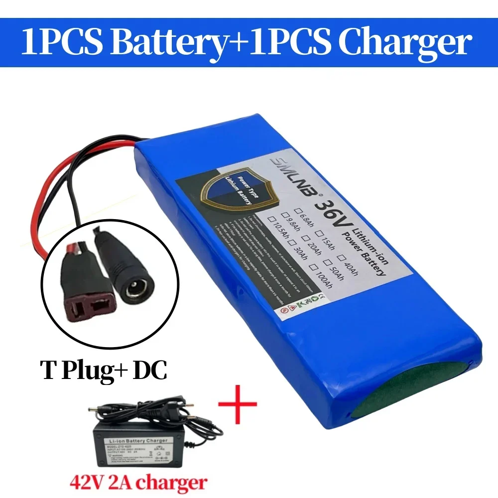 36V 6800mAh 18650 Lithium Li-ion Battery Pack 10S1P 15A BMS 500W Rechargeable Batteries Electric Car Bicycle Scooter image 3