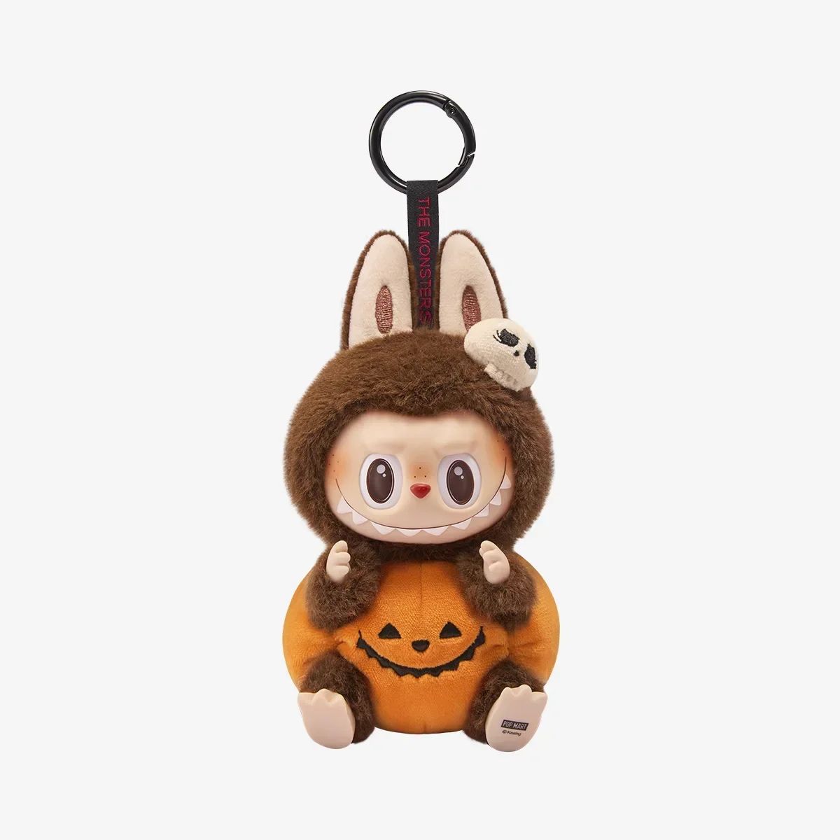 

Original POP MART Labubu The Monsters Happy Halloween Party Series-Sitting Pumapkin Vinyl Plush Pendant Halloween Toy Doll Gifts